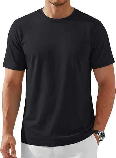 Immagine di Black Short Sleeve T-Shirt 4